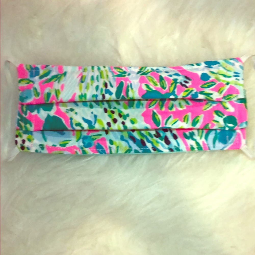 Lilly Pullitzer fabric mask
